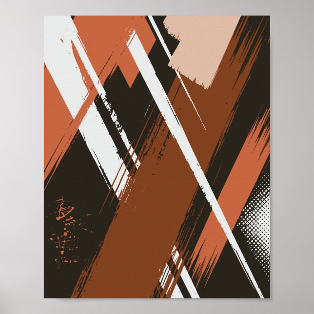 Affiche Arceau Abstrait dynamique (Devant)