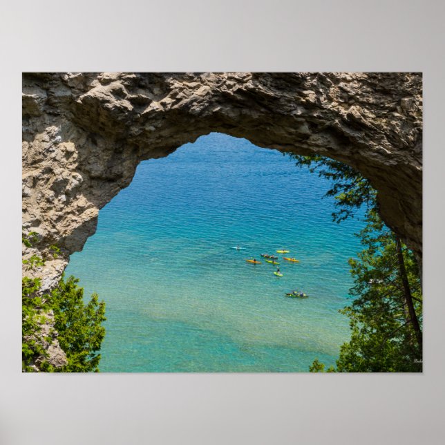 Affiche Arch Rock Canoë (Devant)