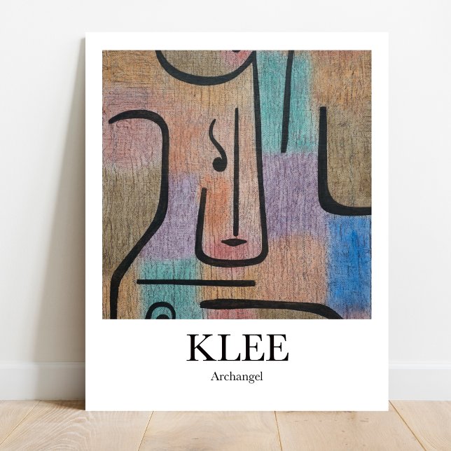 Affiche Archange par Paul Klee (Own Klee's iconic Archangel!  High-quality art poster)