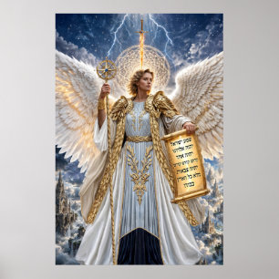 Affiche Archange Uriel : Gardien Céleste de Lumière