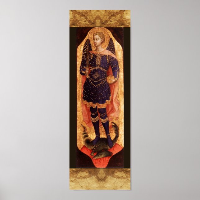 Affiche ARCHANGEL DE St MICHAEL AVEC DIABLE (Devant)