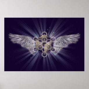 Affiche Archangel Metatron - Le Cube de Metatron