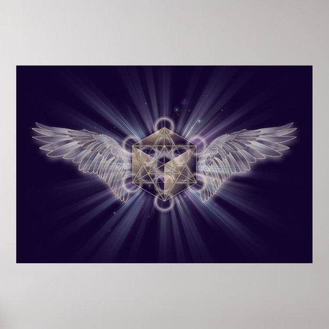 Affiche Archangel Metatron - Le Cube de Metatron (Devant)