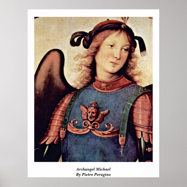 Affiche Archangel Michael Par Pietro Perugino (Devant)
