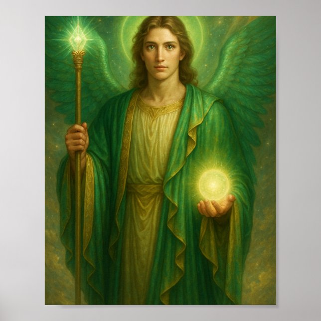 Affiche Archangel Raphael - Médecin Divin de Lumière (Devant)