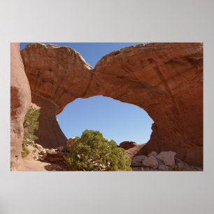 Affiche Arche brisée du parc national Arches