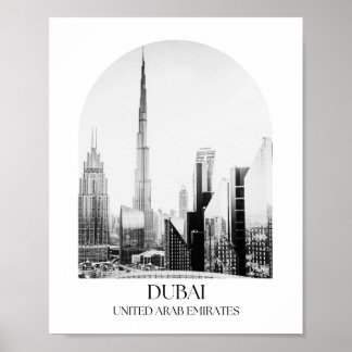 Affiche Arche de Dubaï Émirats Arabes Unis Imprimer