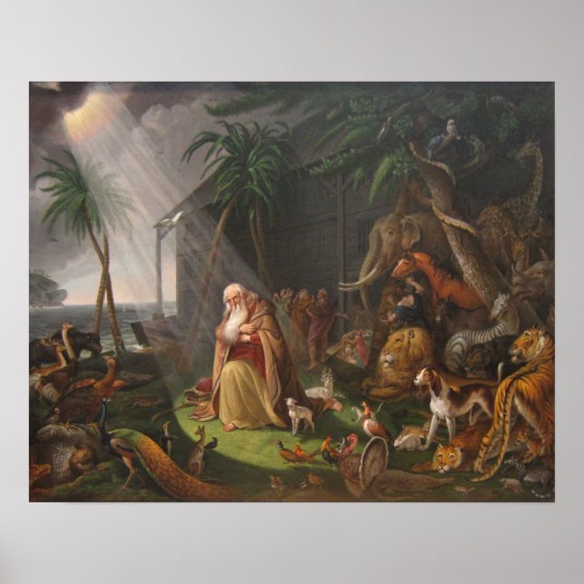Affiche Arche de Noé par Charles Wilson Peale - Vers 1819 (Devant)