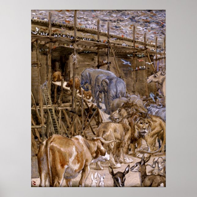 Affiche Arche de Noé par James Tissot - Vers 1900 (Devant)
