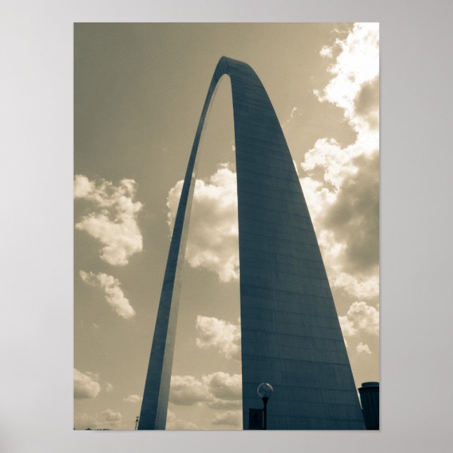 Affiche Arche de passerelle vintage (Devant)