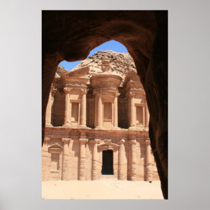 Affiche arche du monastère de petra
