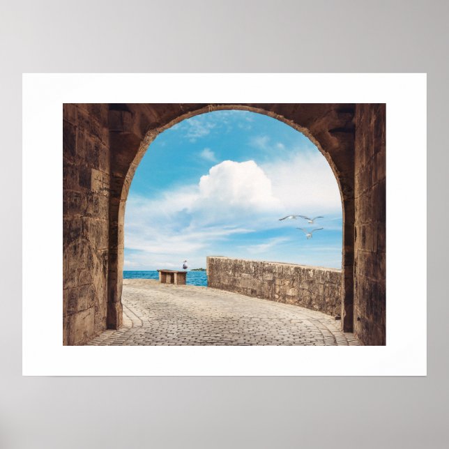 Affiche Arche en pierre (Devant)