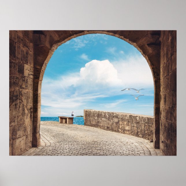 Affiche Arche en pierre (Devant)