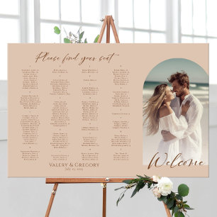 Affiche Arche moderne photo mariage de siège