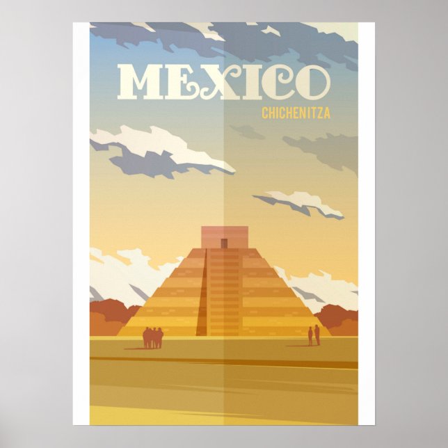 Affiche Archeology Mexico (Devant)