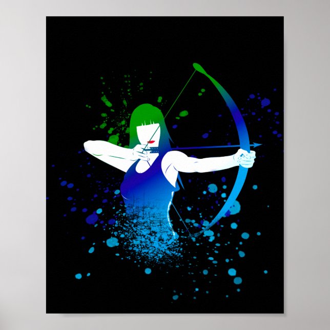 Affiche Archer féminin (Devant)