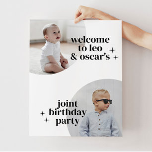 Affiche Arches d'anniversaire pour les garçons