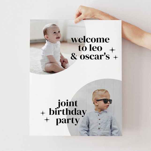 Affiche Arches d'anniversaire pour les garçons (Créateur téléchargé)
