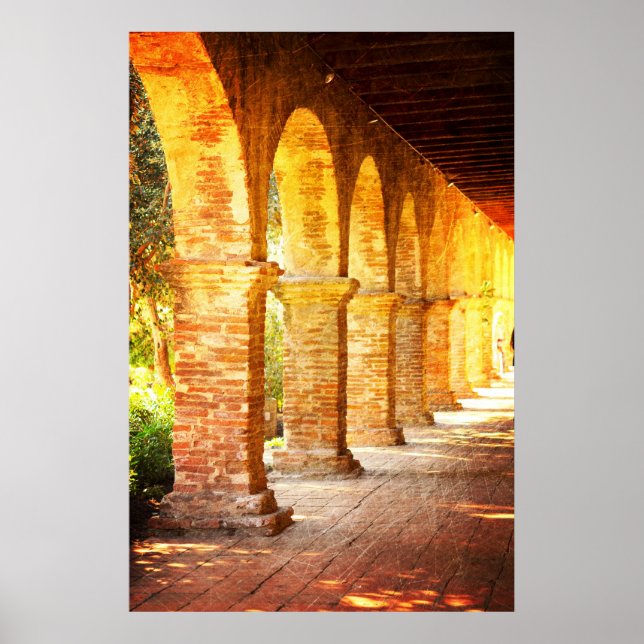 Affiche Arches Mission San Juan Capistrano (Devant)