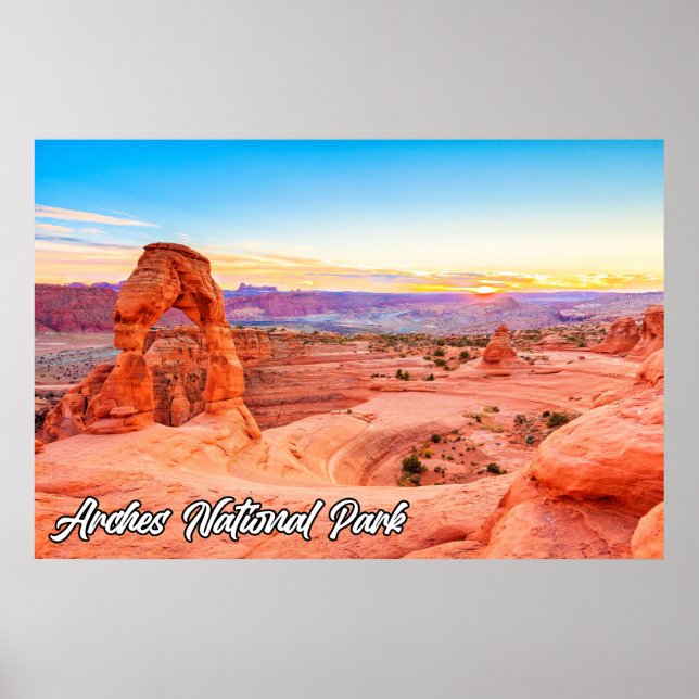 Affiche Arches National Park, Utah, États-Unis (Devant)