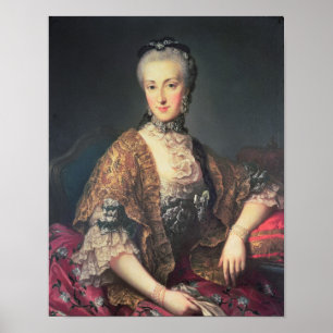 Affiche Archiduchesse Maria Anna le Habsbourg-Lothringen