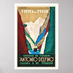 Affiche Archipel de Terre de Feu Terre de Feu
