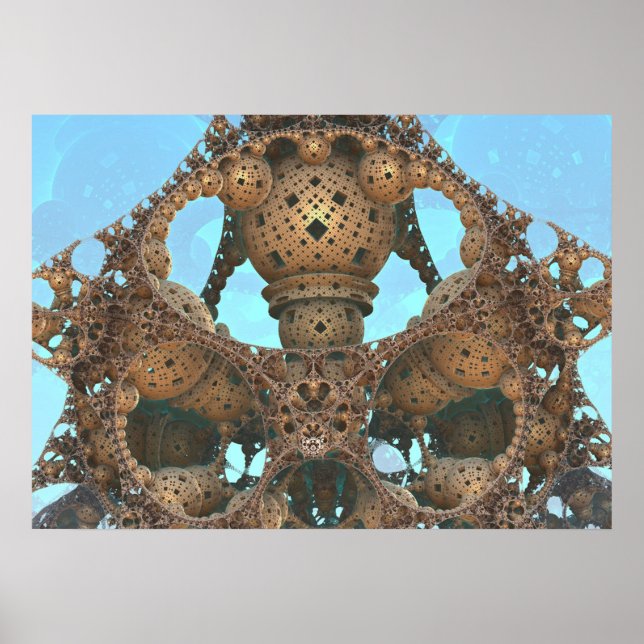 Affiche Architecture Abstraite (Devant)