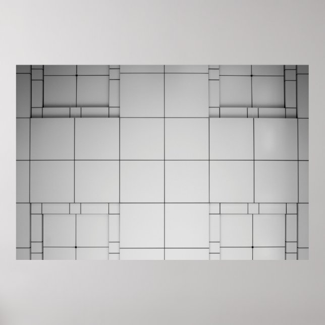 Affiche Architecture Abstraite contemporaine (Devant)