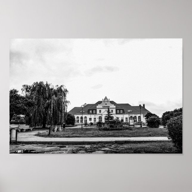 Affiche Architecture de la gare de Slonim (Devant)