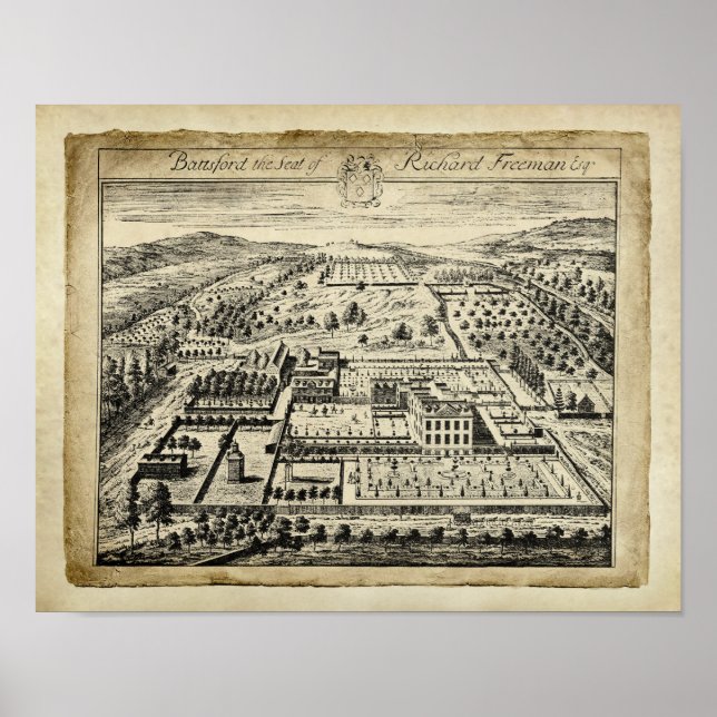 Affiche Architecture de la maison de campagne anglaise Imp (Devant)