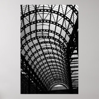 Affiche Architecture en noir et blanc