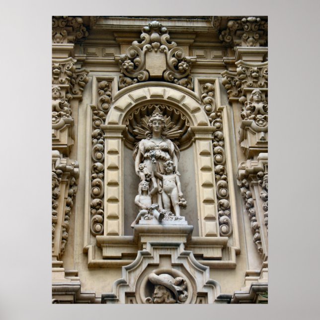 Affiche Architecture historique San Diego (Devant)