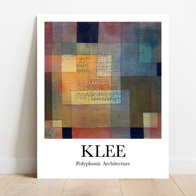 Affiche Architecture polyphonique par Paul Klee (
Klee's Polyphonic Architecture: Own this iconic masterpiece! High-quality art print)