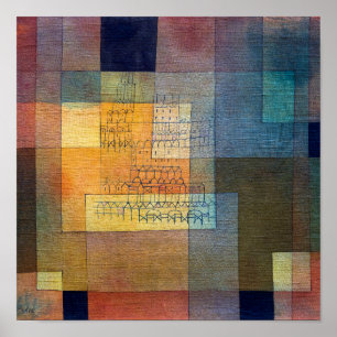 Affiche Architecture polyphonique Paul Klee