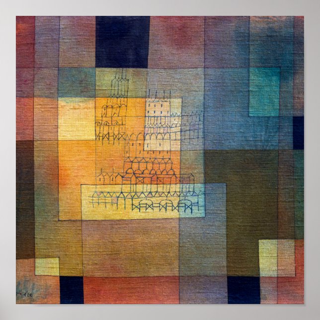 Affiche Architecture polyphonique | Paul Klee | (Devant)