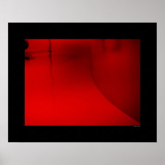 Affiche Architecture - Red Hallway