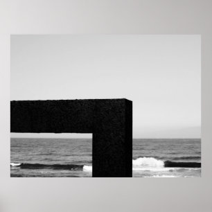 Affiche architecture sur l'océan