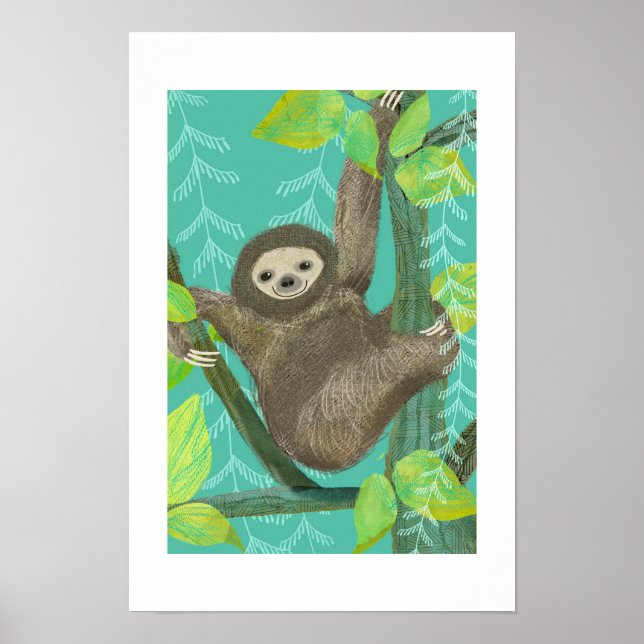 Affiche Archivage Jungle Sloth (Devant)
