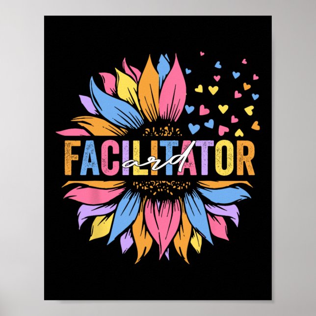 Affiche Ard Facilitateur Éducation Spéciale Tournesol  (Devant)