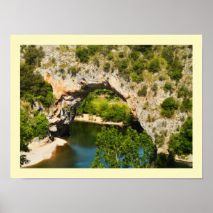 Affiche Ardeche, France