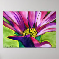 Ardoise de fleur marguerite violette africaine