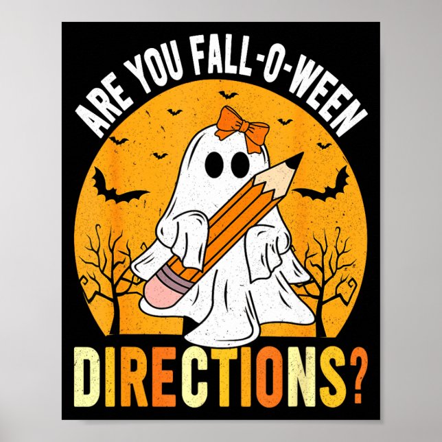 Affiche Are You Fall-o-ween Direction Funny Sarcastic Quot (Devant)