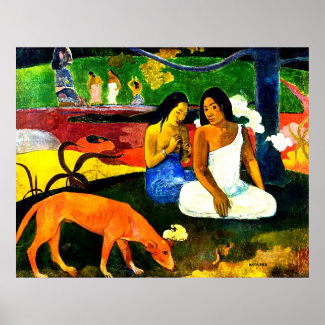Affiche  Arearea by Paul Gauguin (Devant)