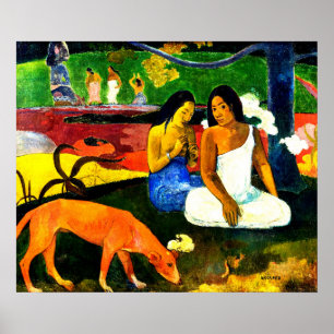 Affiche Arearea de Paul Gauguin