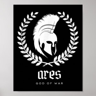 Affiche Ares Dieu De Guerre Imaginaire De Mythologie Grecq