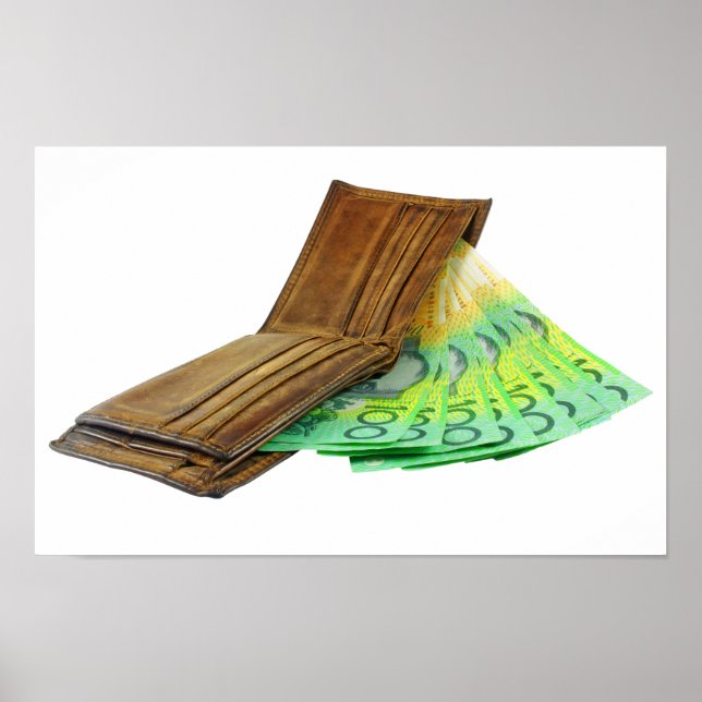 Affiche argent australien (Devant)