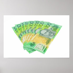 Affiche argent australien