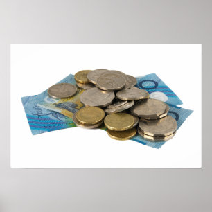 Affiche argent australien