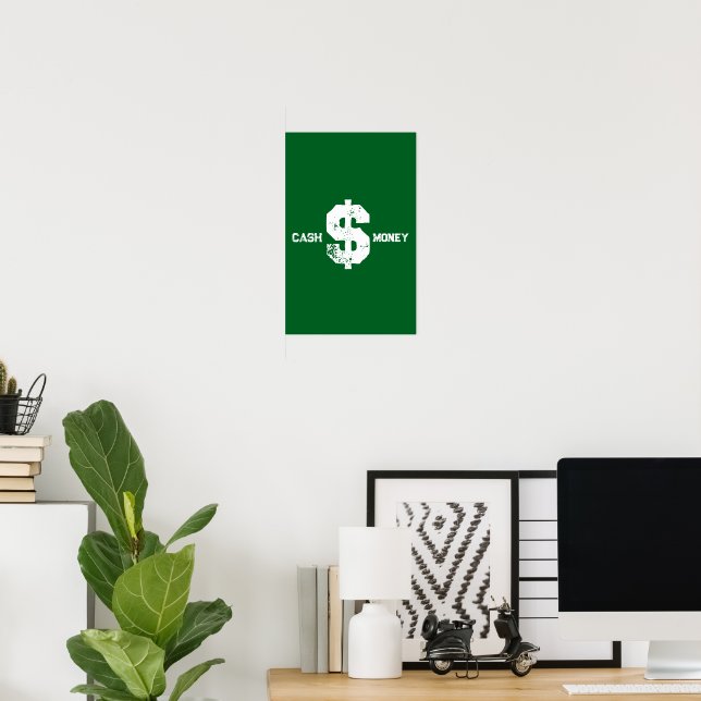 AFFICHE ARGENT EN ESPÈCE (Bureau à domicile)