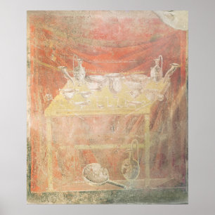 Affiche Argent sur une table